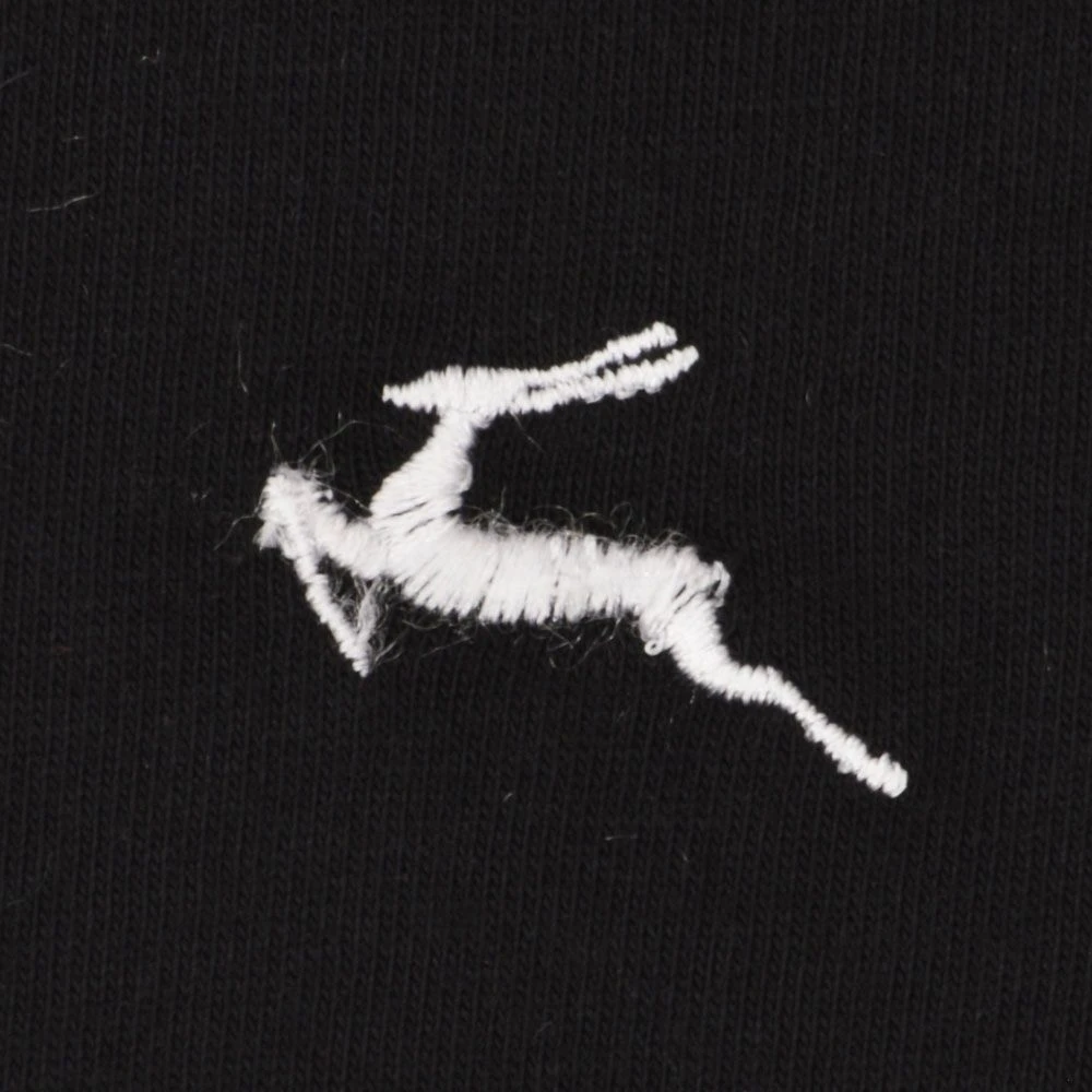 BUKTA Lifestyle Polo - Black with White Cuffs 2 BUKTA Lifestyle Polo - Black with White Cuffs - Image 2