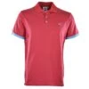 BUKTA Lifestyle Polo in Claret with Sky Cuffs -Blakely Clothing Store bukpclar3