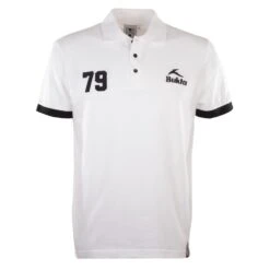 BUKTA Heritage Polo - White With Black Cuffs