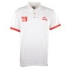 BUKTA Heritage Polo - White with Red Cuffs - Premium Organic Cotton -Blakely Clothing Store bukpwhtr2