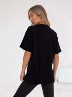Series Oversized T-Shirt - Black -Blakely Clothing Store edit1966AWBlack 05D
