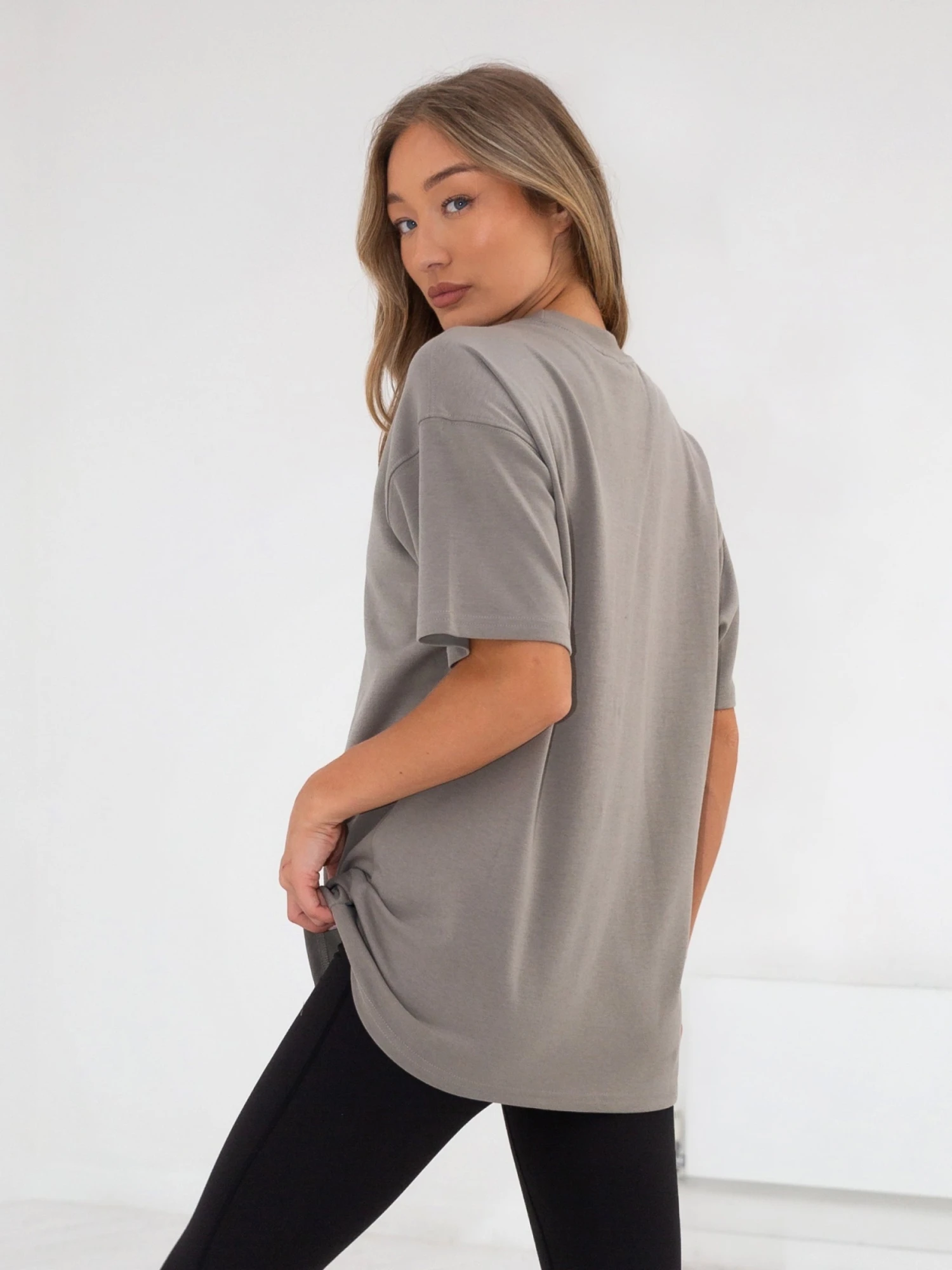 Series Oversized T-Shirt - Stone Grey 5 Series Oversized T-Shirt - Stone Grey - Image 5