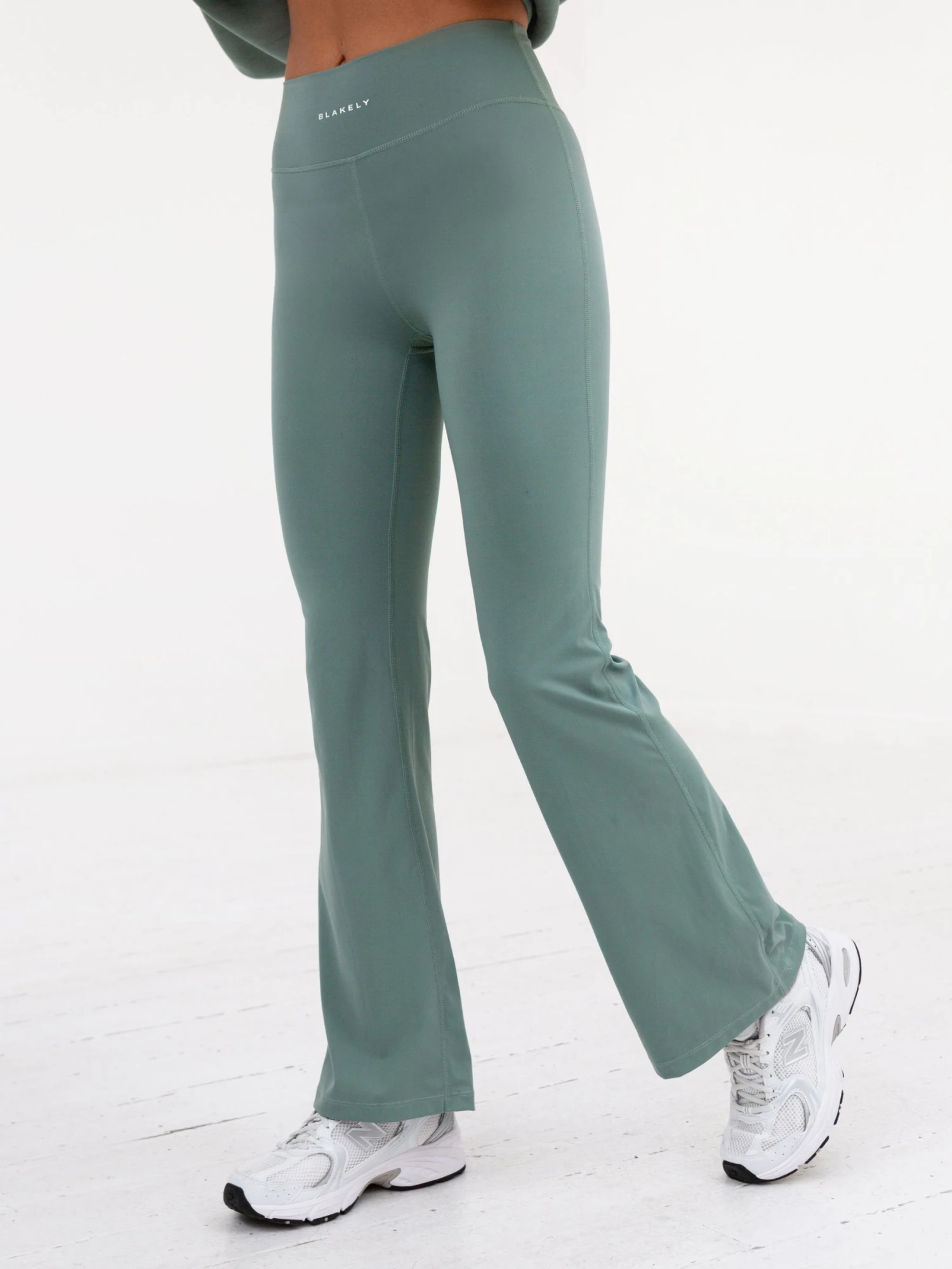 Soft Sculpt Wide Leg Leggings - Sage Green 1 Soft Sculpt Wide Leg Leggings - Sage Green