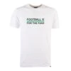 TOFFS Emerald Football Is For The Fans - Organic Cotton White T-Shirt -Blakely Clothing Store emerald