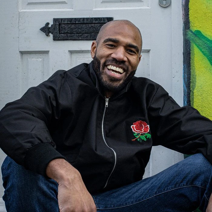 England 1910 Vintage Rugby Zipped Hoodie - Black 2 England 1910 Vintage Rugby Zipped Hoodie - Black - Image 2