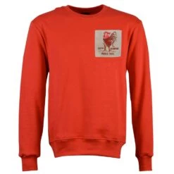 France Rooster 1924 Red Sweatshirt - Vintage Olympic Rugby Edition
