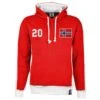Norway Retro Number 20 Hoodie - Vintage Red & White Casual Sweatshirt 6 Norway Retro Number 20 Hoodie - Vintage Red & White Casual Sweatshirt -Blakely Clothing Store h0030
