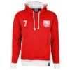 Southampton Number 7 Retro Football Hoodie - Red & White 2 Southampton Number 7 Retro Football Hoodie - Red & White -Blakely Clothing Store h0034