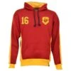 Bradford City Number 16 Retro Hoodie - Maroon & Amber -Blakely Clothing Store h0043