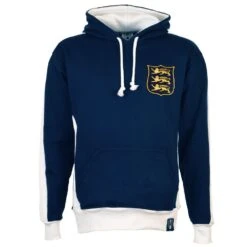 British & Irish Lions 1930's Inspired Retro Hoodie - Navy/White