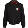 AC Milan Black Harrington Jacket with Vintage 1950s Shield Crest 3 AC Milan Black Harrington Jacket with Vintage 1950s Shield Crest -Blakely Clothing Store hj0012
