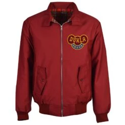 Dukla Prague Maroon Harrington Jacket - Heritage Football Style