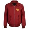 Aston Villa Maroon Harrington Jacket with Tartan Lining 4 Aston Villa Maroon Harrington Jacket with Tartan Lining -Blakely Clothing Store hj0018