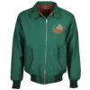 Republic of Ireland Green Harrington Jacket with Tartan Lining 5 Republic of Ireland Green Harrington Jacket with Tartan Lining -Blakely Clothing Store hj0023 1