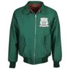 Plymouth Argyle Green Harrington Jacket - Vintage 1960s/70s Crest -Blakely Clothing Store hj0025