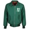 Hibernian Green Harrington Jacket - Classic Early Badge Edition