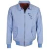 Wycombe Wanderers Official Light Blue Harrington Jacket 5 Wycombe Wanderers Official Light Blue Harrington Jacket -Blakely Clothing Store hj0035