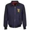 Scotland Navy Harrington Jacket with Vintage World Cup Crest 5 Scotland Navy Harrington Jacket with Vintage World Cup Crest -Blakely Clothing Store hj0036