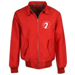 Liverpool FC Red Harrington Jacket with Liver Bird Crest