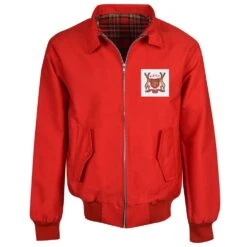 Nottingham Forest Red Harrington Jacket - Vintage 1960s/70s Crest Edition