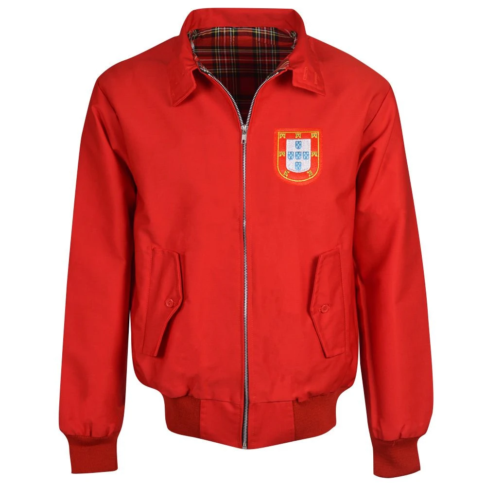 Portugal Red Harrington Jacket - 1966 World Cup Edition 1 Portugal Red Harrington Jacket - 1966 World Cup Edition