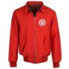 AC Milan Red Harrington Jacket with 1967-68 Bullseye Badge 2 AC Milan Red Harrington Jacket with 1967-68 Bullseye Badge -Blakely Clothing Store hj0062