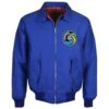 New York Cosmos 1980 Royal Harrington Jacket - Classic Retro Sportswear 2 New York Cosmos 1980 Royal Harrington Jacket - Classic Retro Sportswear -Blakely Clothing Store hj0067