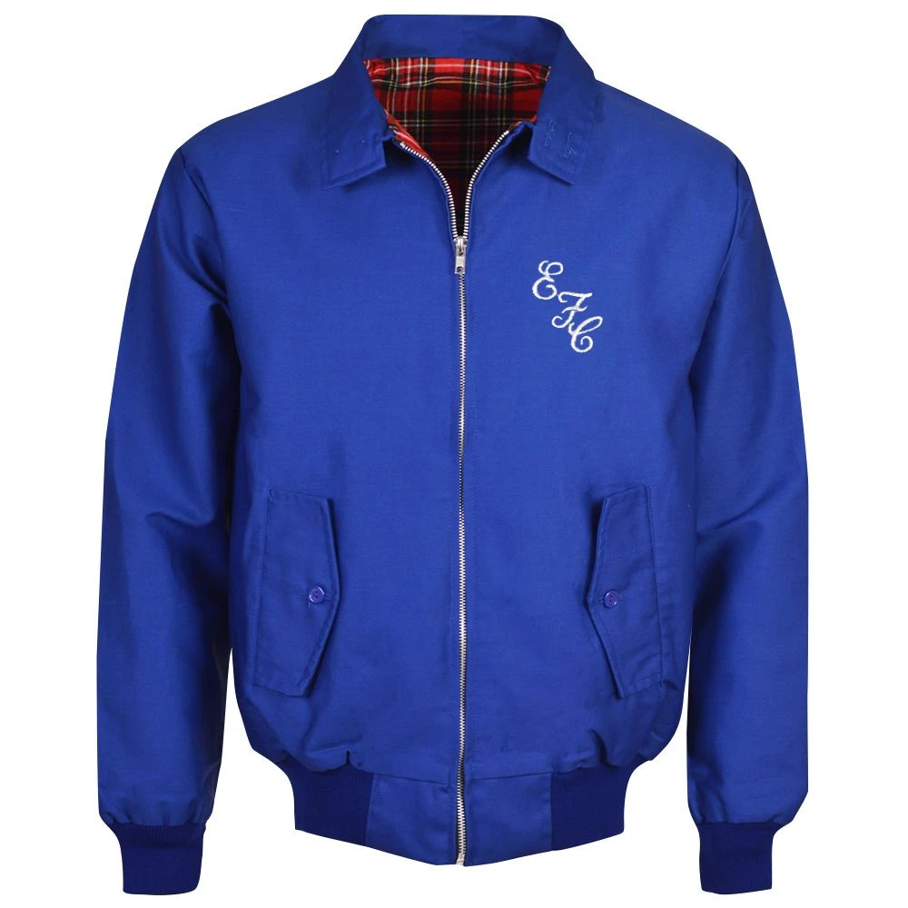 Everton Royal Harrington Jacket with 1970s Heritage Crest 1 Everton Royal Harrington Jacket with 1970s Heritage Crest