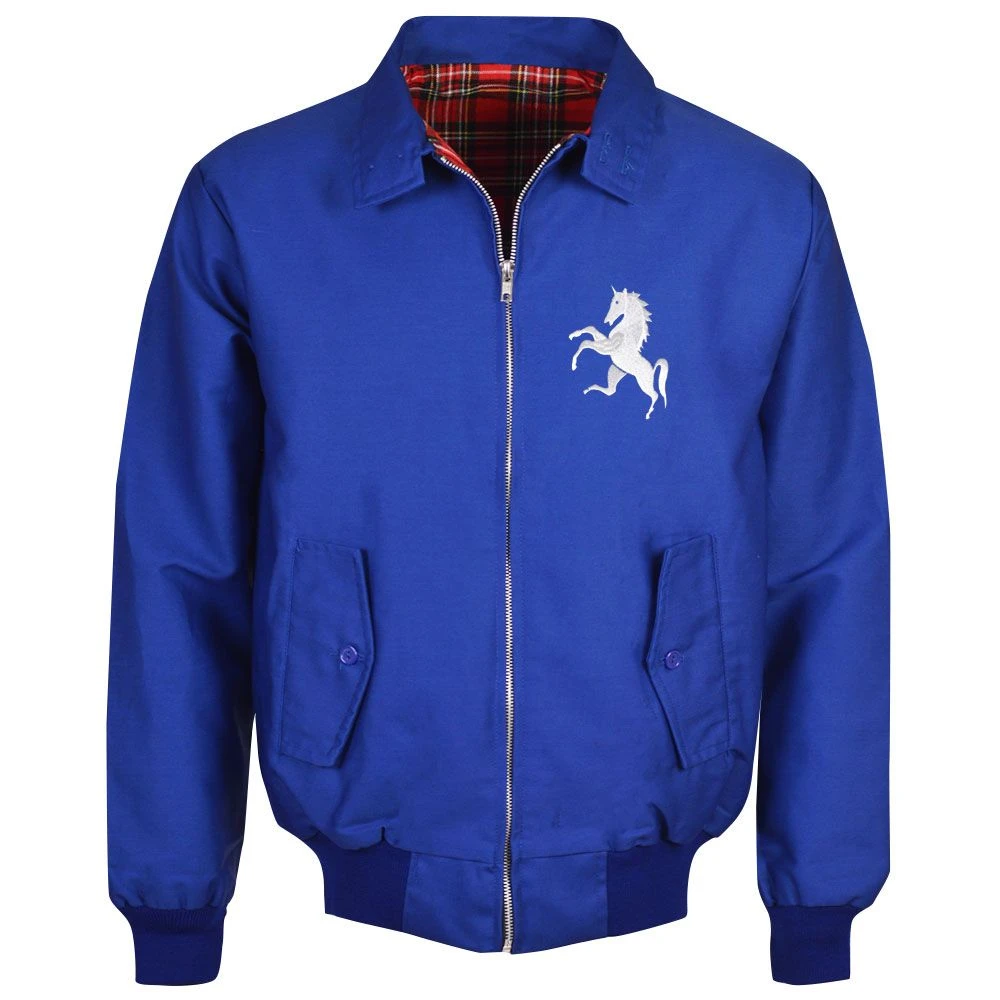 Gillingham FC Royal Harrington Jacket - 1977-80 Vintage Crest Edition 1 Gillingham FC Royal Harrington Jacket - 1977-80 Vintage Crest Edition