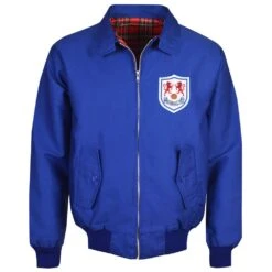 Millwall FC Royal Harrington Jacket - Retro 1950s & 60s Crest