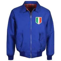 Inter Milan Royal Harrington Jacket with Tartan Lining