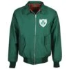 Ireland Rugby Classic Harrington Jacket - British Made Green Outerwear