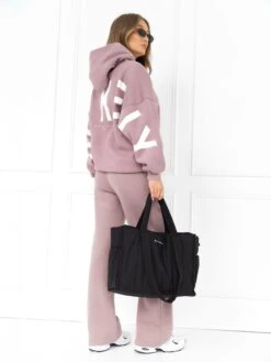 Isabel Wide Leg Sweatpants - Dusty Pink 9 Isabel Wide Leg Sweatpants - Dusty Pink -Blakely Clothing Store isabejoggerbrandD 1