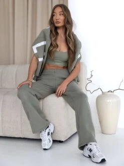 Isabel Wide Leg Sweatpants - Safari Green -Blakely Clothing Store isabeljoggersbrand 5 f028f720 7958 46d6 b3a9 a39decb1507c