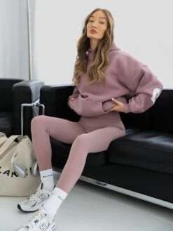 Isabel Hoodie & Leggings Set - Dusty Pink -Blakely Clothing Store isabelleggingsetD 2