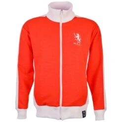 Middlesbrough Retro Track Top: Official Embroidered Football Jacket
