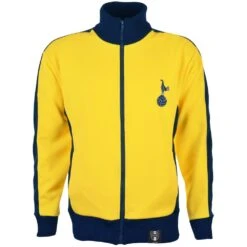 Tottenham Hotspur Retro Track Top - Classic Yellow