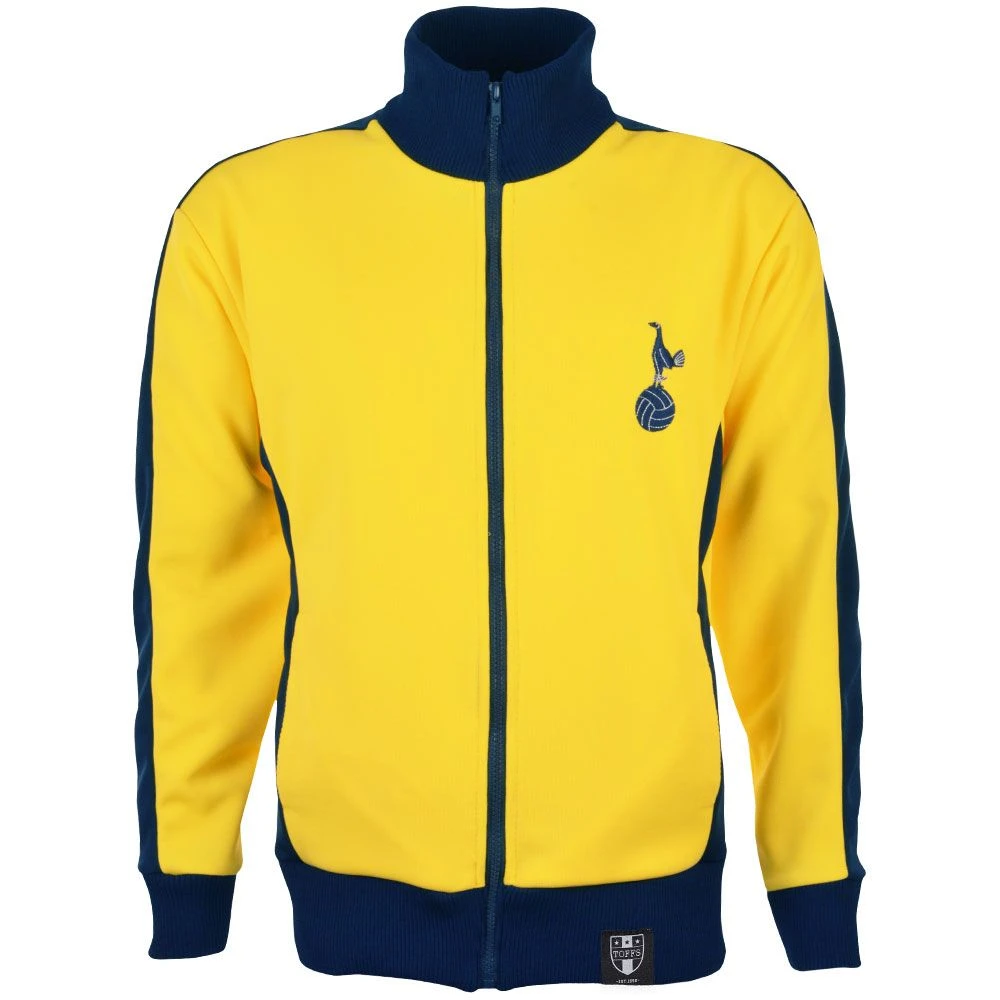 Tottenham Hotspur Retro Track Top - Classic Yellow 1 Tottenham Hotspur Retro Track Top - Classic Yellow