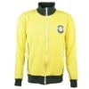 Brazil Retro Track Top - Classic Football Style Zip-Up Jacket -Blakely Clothing Store j0050