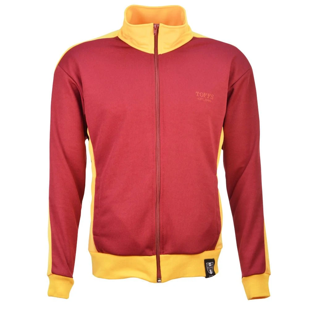 TOFFS Est 1990 Track Top - Maroon & Amber Heritage Sportswear 1 TOFFS Est 1990 Track Top - Maroon & Amber Heritage Sportswear