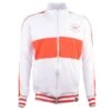 T.O.F.F.S White Track Top with Red Panel -Blakely Clothing Store j0059