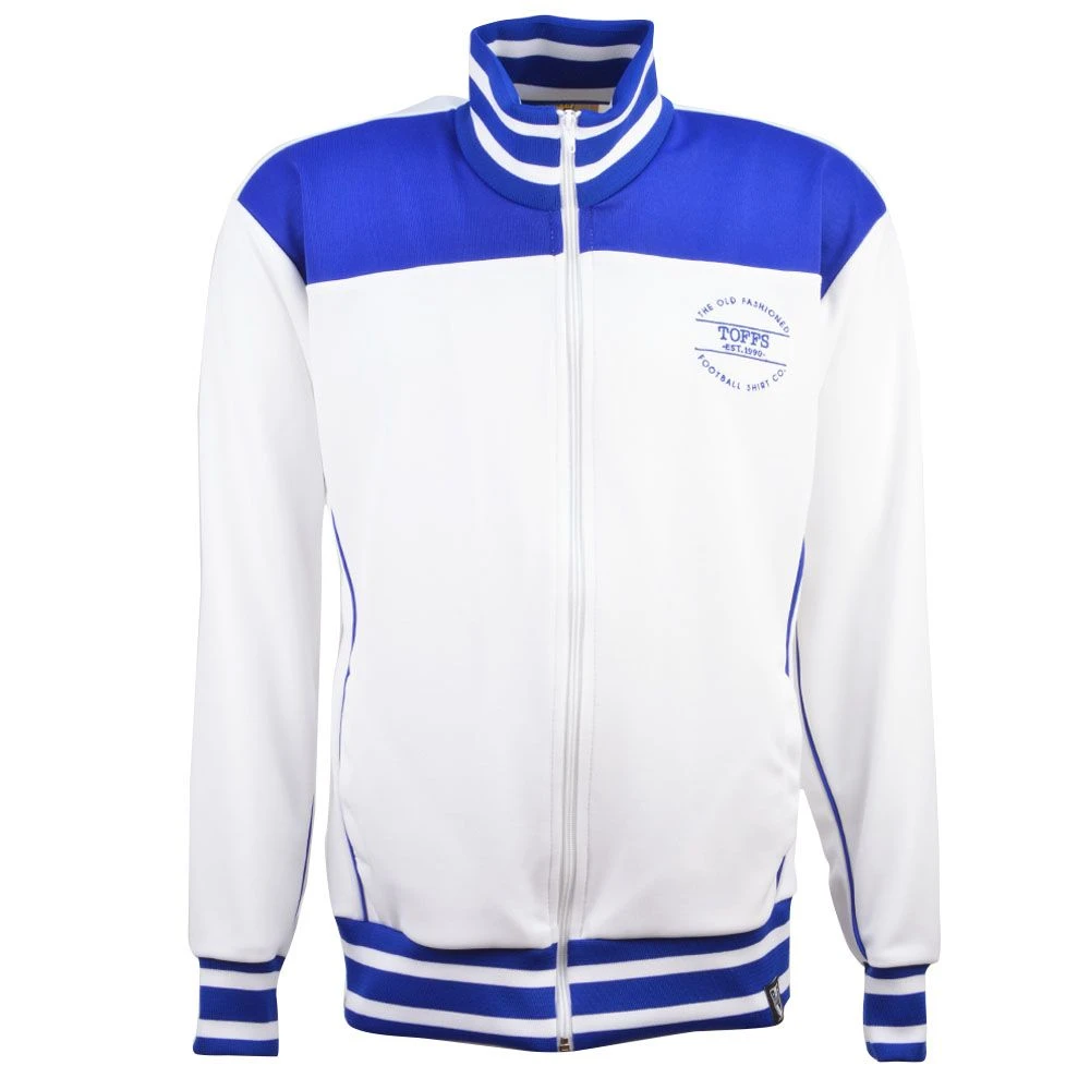The Old Fashioned Football Shirt Co. White/Royal Track Top 1 The Old Fashioned Football Shirt Co. White/Royal Track Top