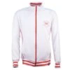 The Old Fashioned Football Shirt Co. White & Red Heritage Track Top -Blakely Clothing Store j0061