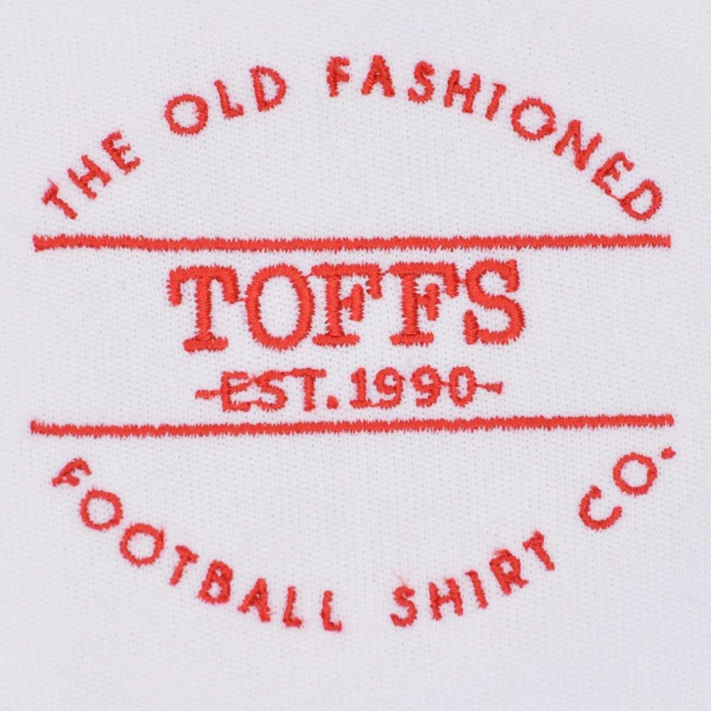 The Old Fashioned Football Shirt Co. White & Red Heritage Track Top 2 The Old Fashioned Football Shirt Co. White & Red Heritage Track Top - Image 2