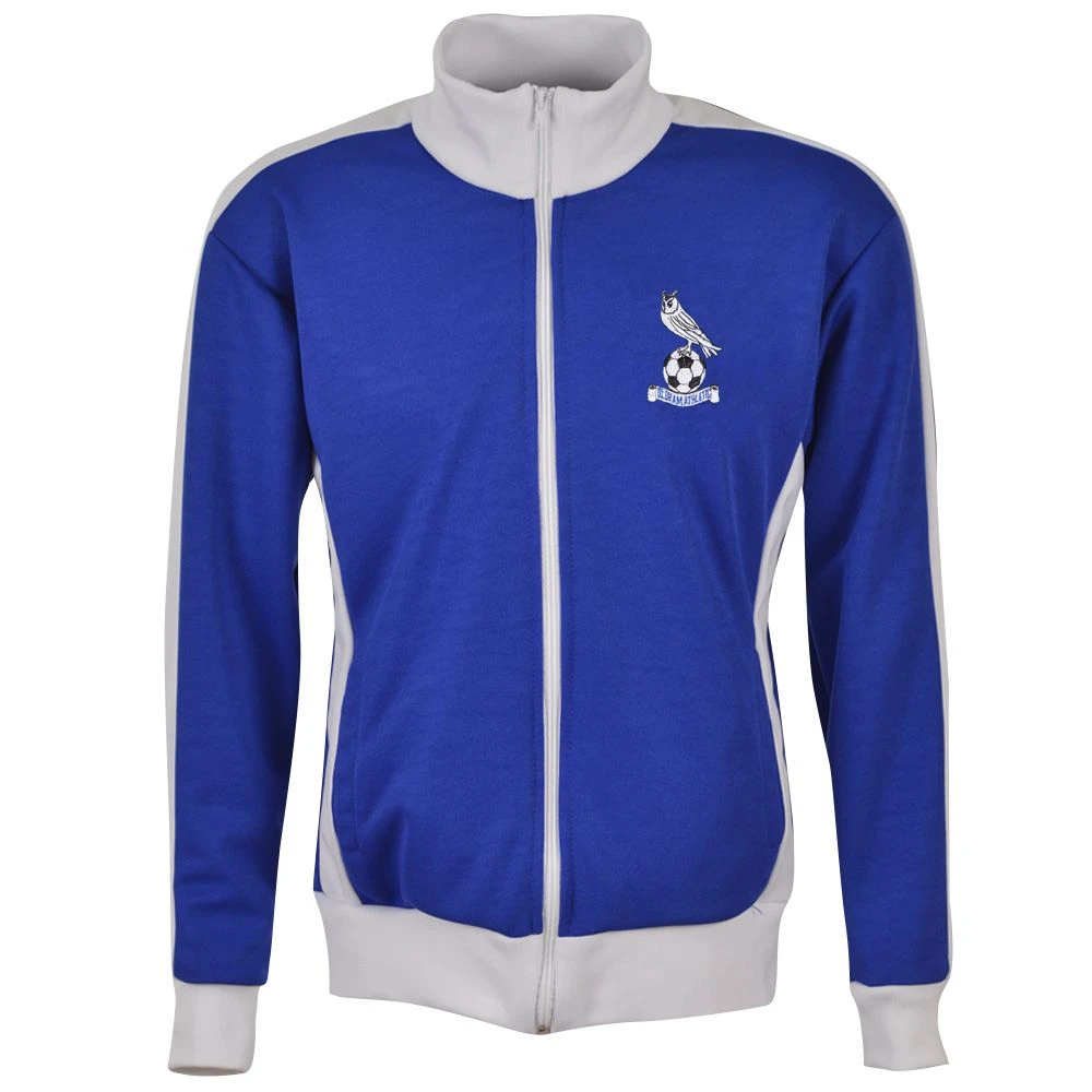 Oldham Athletic Track Top - Royal/White Retro Badge Jacket 1 Oldham Athletic Track Top - Royal/White Retro Badge Jacket