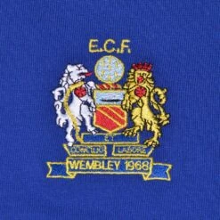 Manchester Reds 1968 European Cup Final Kids' Retro Shirt -Blakely Clothing Store kd1151 1