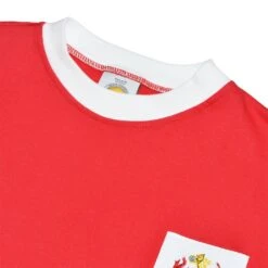 Crewe Alexandra 1960-63 Kids Retro Football Shirt - Long Sleeve -Blakely Clothing Store kd1287 2