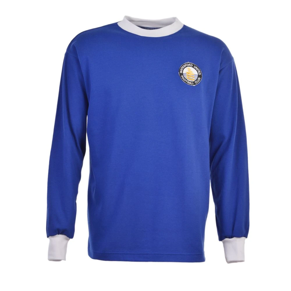 Waterford United Kids Retro Football Shirt - Long Sleeve Cotton Jersey 1 Waterford United Kids Retro Football Shirt - Long Sleeve Cotton Jersey