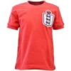 England Red Short Sleeve Retro Kids Football Shirt -Blakely Clothing Store kd3032