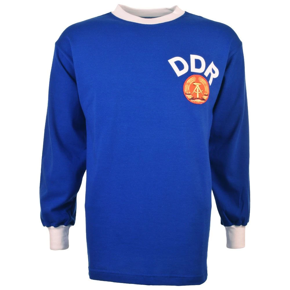 Kids East Germany 1970 Retro Football Shirt - DDR Long Sleeve Jersey 1 Kids East Germany 1970 Retro Football Shirt - DDR Long Sleeve Jersey